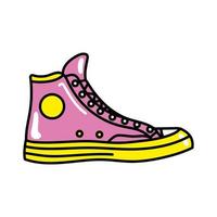 Cute shoe icon vector