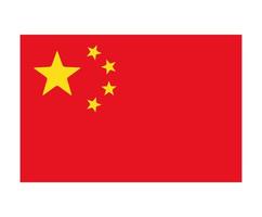 chinese flag icon vector