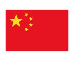 chinese flag icon vector