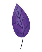 purple leaf illustration vector