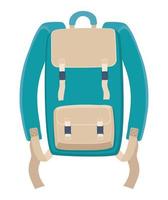 backpack for travel vector