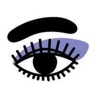 beautiful eye icon vector