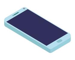 blue smartphone icon vector