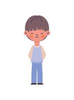 happy youth boy vector