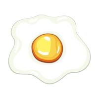 scrambled egg icon vector