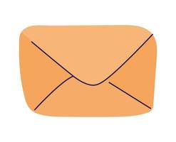 envelope isolated icon vector