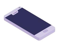 icono aislado de smartphone vector