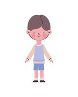 little boy icon vector