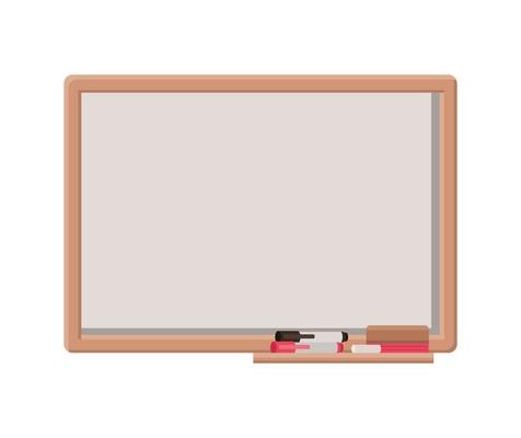 blackboard and markers