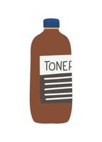 facial tonic over a white background vector