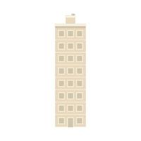 skyscraper over a white background vector