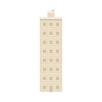 skyscraper over a white background vector