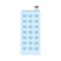 building in a white background vector