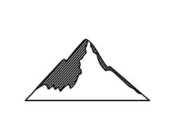 nice mountain design vector