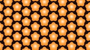 Bright orange geometric pattern background vector