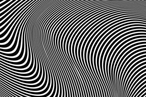 Lines in modern style Line art minimalist print Pattern geometric style Black and white vector illustration