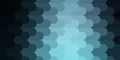 Dark BLUE vector layout with lines. Repeated lines on abstract background with gradient. Pattern for ads, commercials.