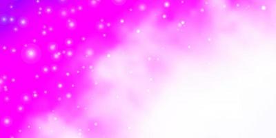 Light Pink vector pattern with abstract stars. Decorative illustration with stars on abstract template. Pattern for websites, landing pages.