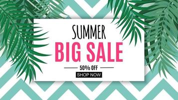 Abstract Summer Sale Background. Vector Illustration