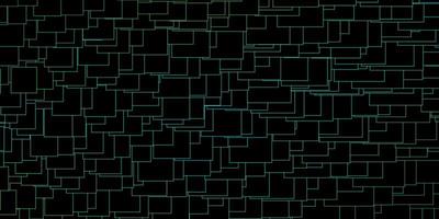 Dark Green vector background with rectangles. Modern design with rectangles in abstract style. Best design for your ad, poster, banner.