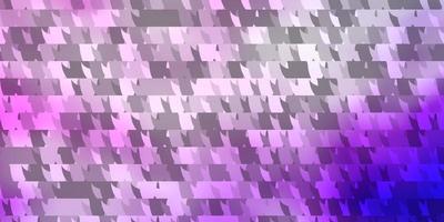 textura de vector violeta claro, rosa con estilo triangular.