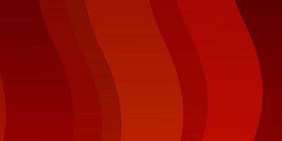 Light Orange vector background with bent lines. Brand new colorful illustration with bent lines. Pattern for commercials, ads.
