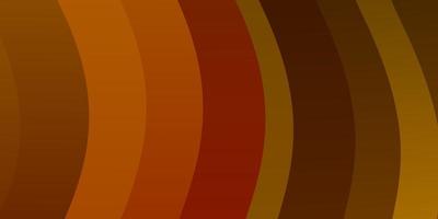 Dark Orange vector template with curves. Bright illustration with gradient circular arcs. Pattern for websites, landing pages.