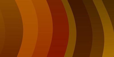 Dark Orange vector template with curves. Bright illustration with gradient circular arcs. Pattern for websites, landing pages.