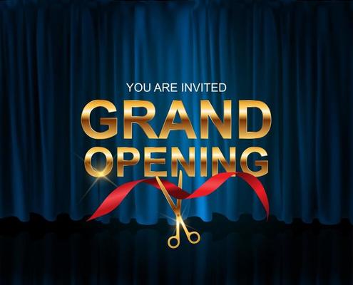 Grand Opening Invitation Card Vector Art, Icons, and Graphics for Free ...