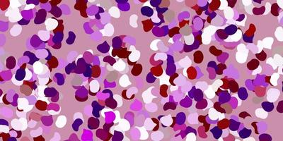 Light blue, red vector background with random forms.