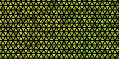 Light Green, Yellow vector pattern with polygonal style.