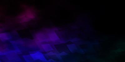 Dark Multicolor vector texture with colorful hexagons.