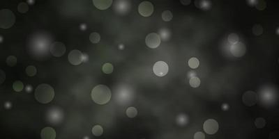 Light Gray vector pattern with circles, stars. Abstract illustration with colorful shapes of circles, stars. Pattern for wallpapers, curtains.