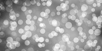 Light Gray vector template with circles. Abstract colorful disks on simple gradient background. Design for your commercials.
