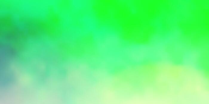 Light Green vector background with clouds. Gradient illustration with colorful sky, clouds. Pattern for your booklets, leaflets.