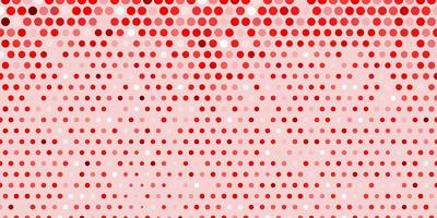 Light red vector backdrop with dots.