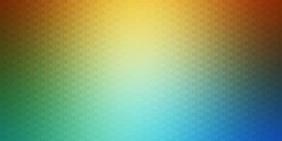 Light Blue, Yellow vector texture in rectangular style. Colorful illustration with gradient rectangles and squares. Template for cellphones.