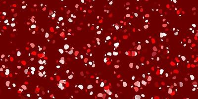 Light red vector pattern with abstract shapes.