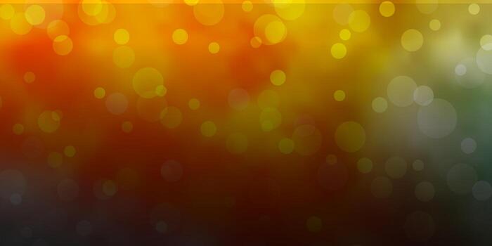 Light Blue, Yellow vector backdrop with dots. Colorful illustration with gradient dots in nature style. New template for a brand book.