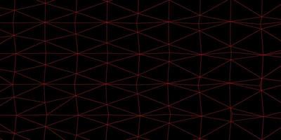 Light red vector triangle mosaic background.