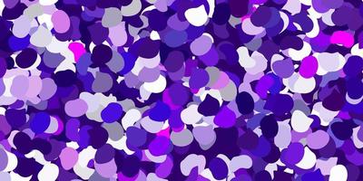 Light purple, pink vector background with random forms.