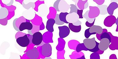 Light purple, pink vector template with abstract forms.