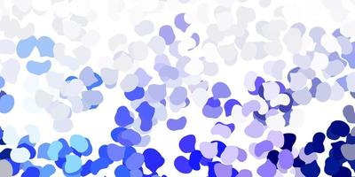 Light purple vector pattern with abstract shapes.