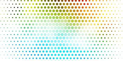 Light Blue, Green vector layout with circle shapes. Abstract colorful disks on simple gradient background. Pattern for wallpapers, curtains.