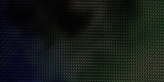 Dark Blue, Green vector background with lines. Repeated lines on abstract background with gradient. Template for your UI design.