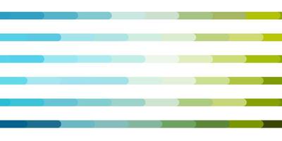 plantilla de vector azul claro, verde con líneas. Ilustración degradada con líneas rectas en estilo abstracto. patrón para sitios web, páginas de destino.