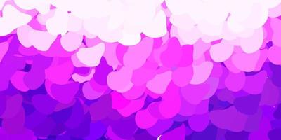 Dark purple vector background with random forms.