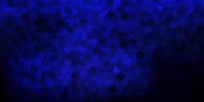 Dark purple vector backdrop with a batch of hexagons.