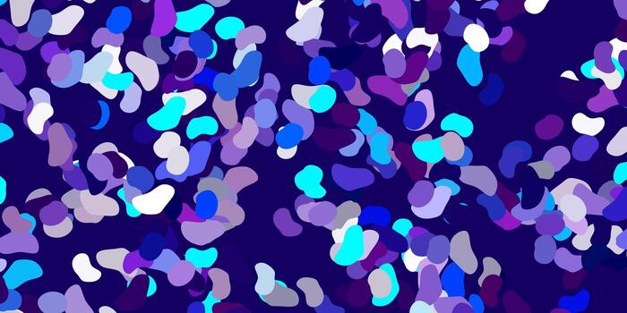 Light pink, blue vector pattern with abstract shapes.