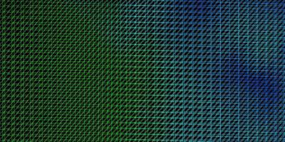 Dark Blue, Green vector template with lines. Repeated lines on abstract background with gradient. Template for your UI design.